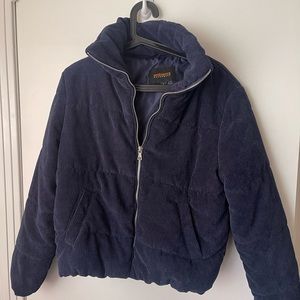 Vintage corduroy jacket navy blue